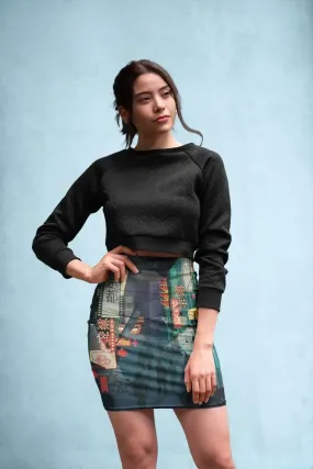 東京都 (Tokyo) Pencil Skirt
