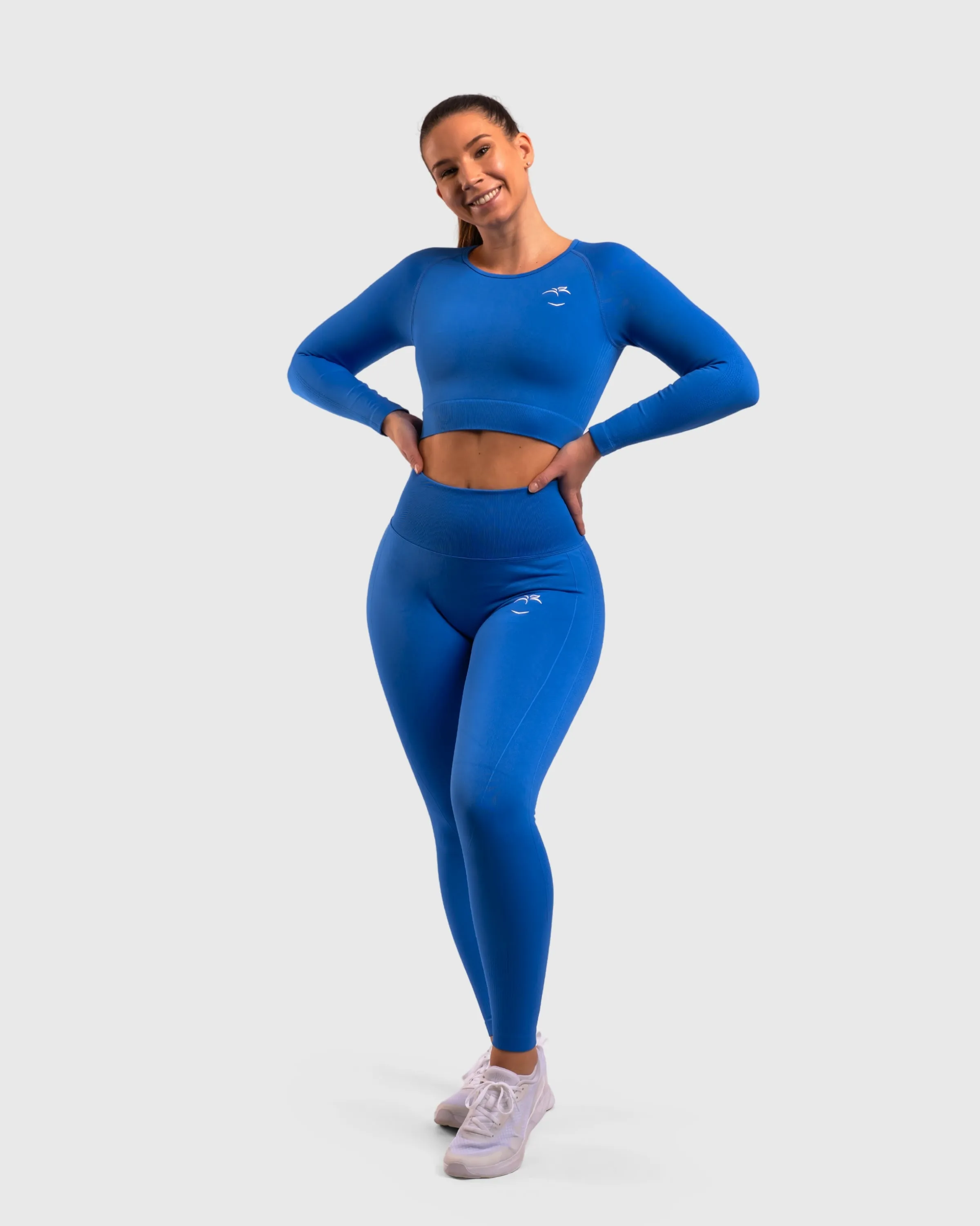 Blue Lux Seamless Tights