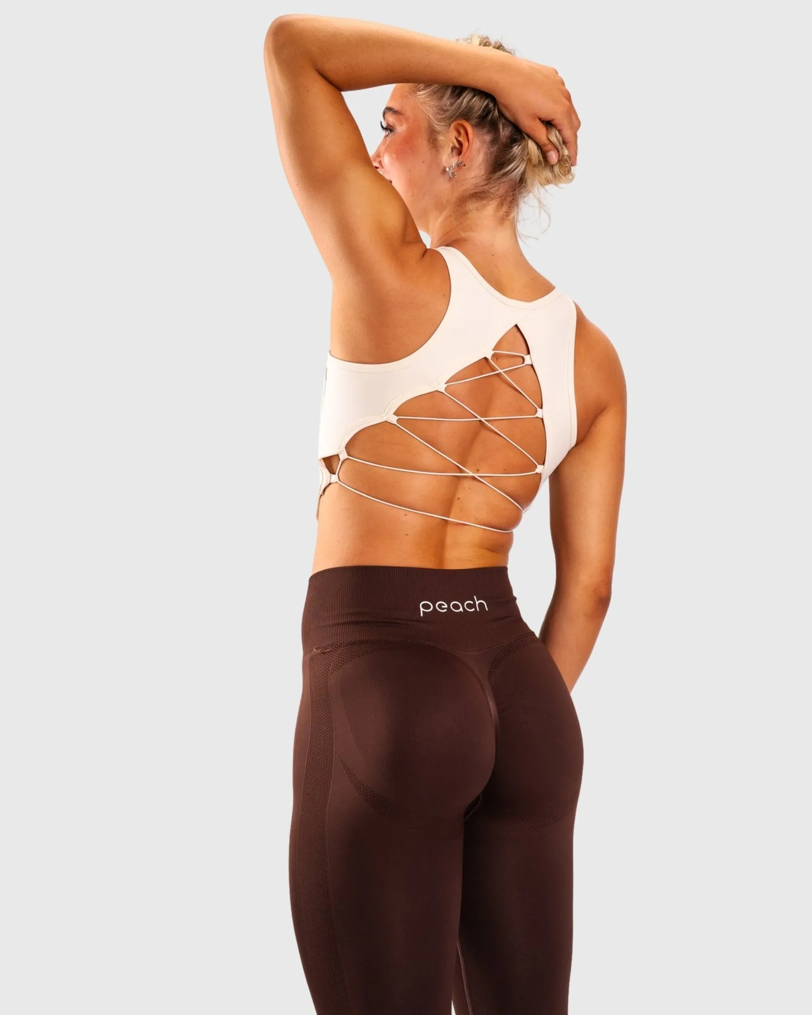 Brown Lux Seamless Tights