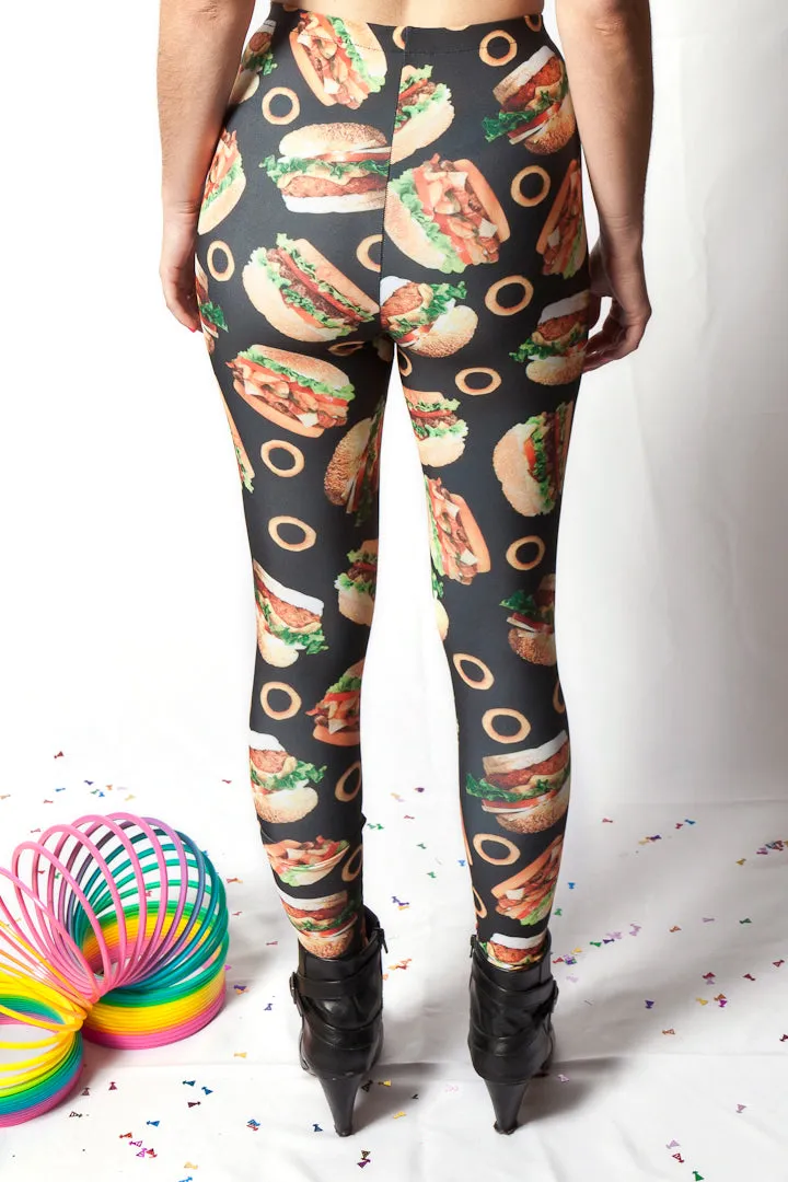 Burger Leggings (Small)