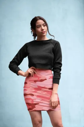 Camofludge 6 Pencil Skirt