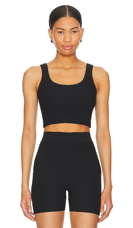 Cuts Coreflex Tank Cropped in Black