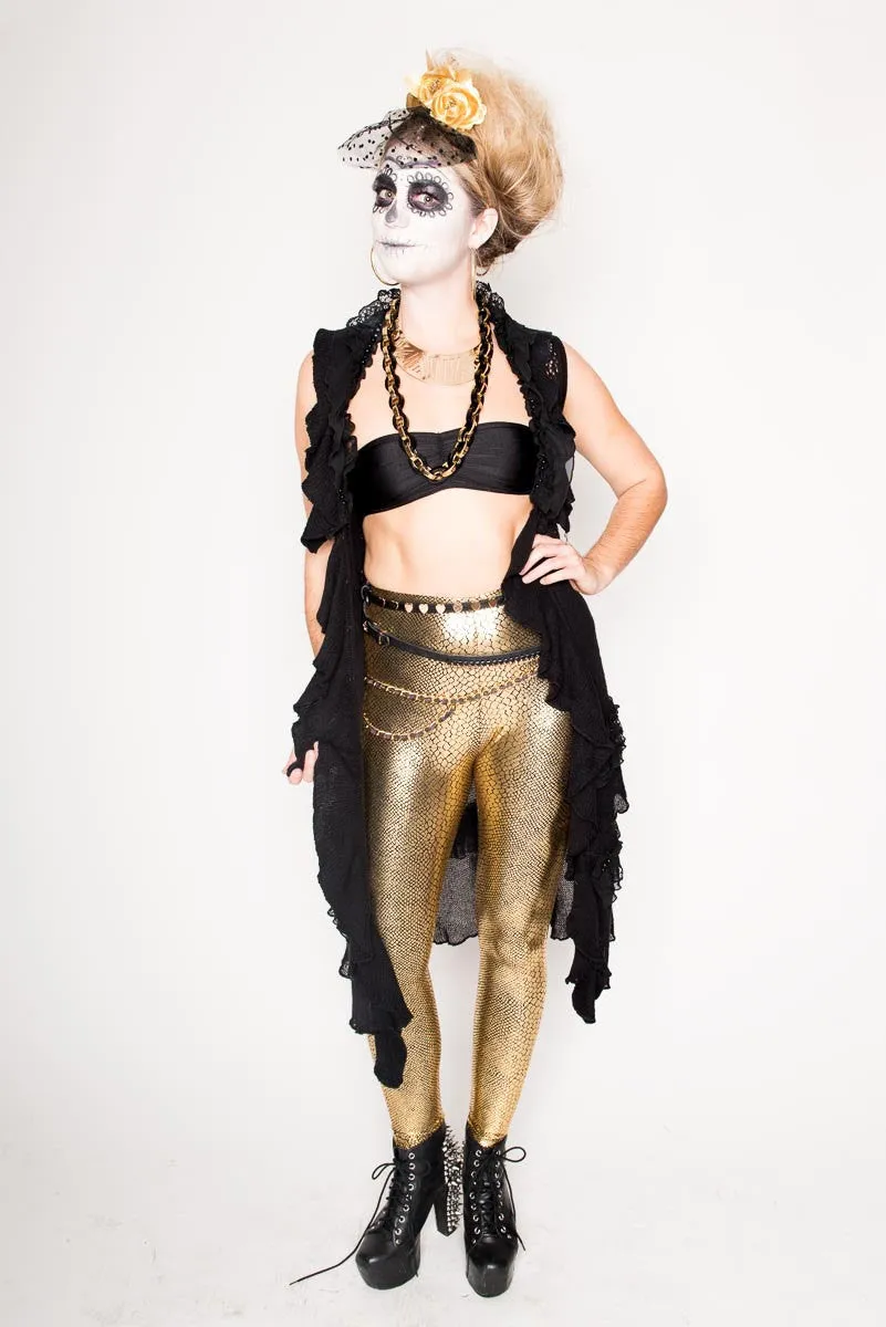 Gold Snake Leggings