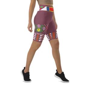 Gratitude Rose Biker Shorts
