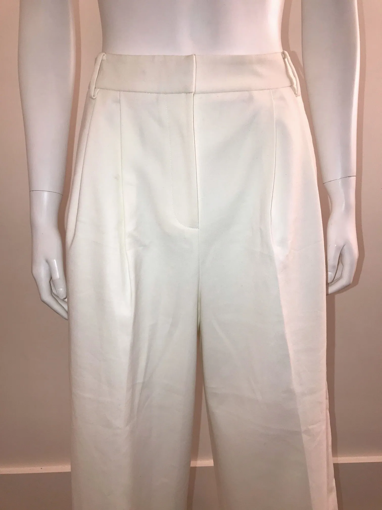 High Waisted Cuffed Culottes