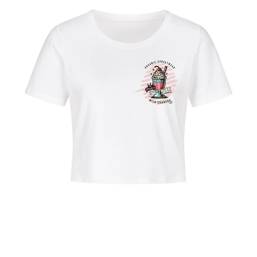 Ladies Cropped Tee MILKSHAKERS
