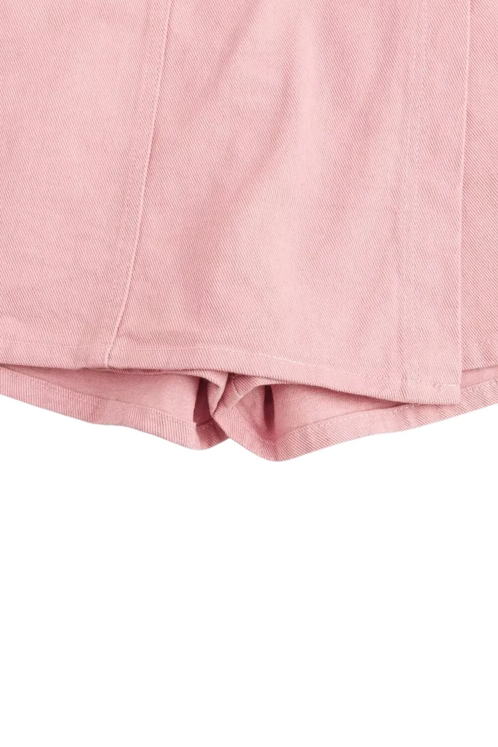 'Marina' Cropped Denim Jacket & Culottes Skirt（Sold Seperately)
