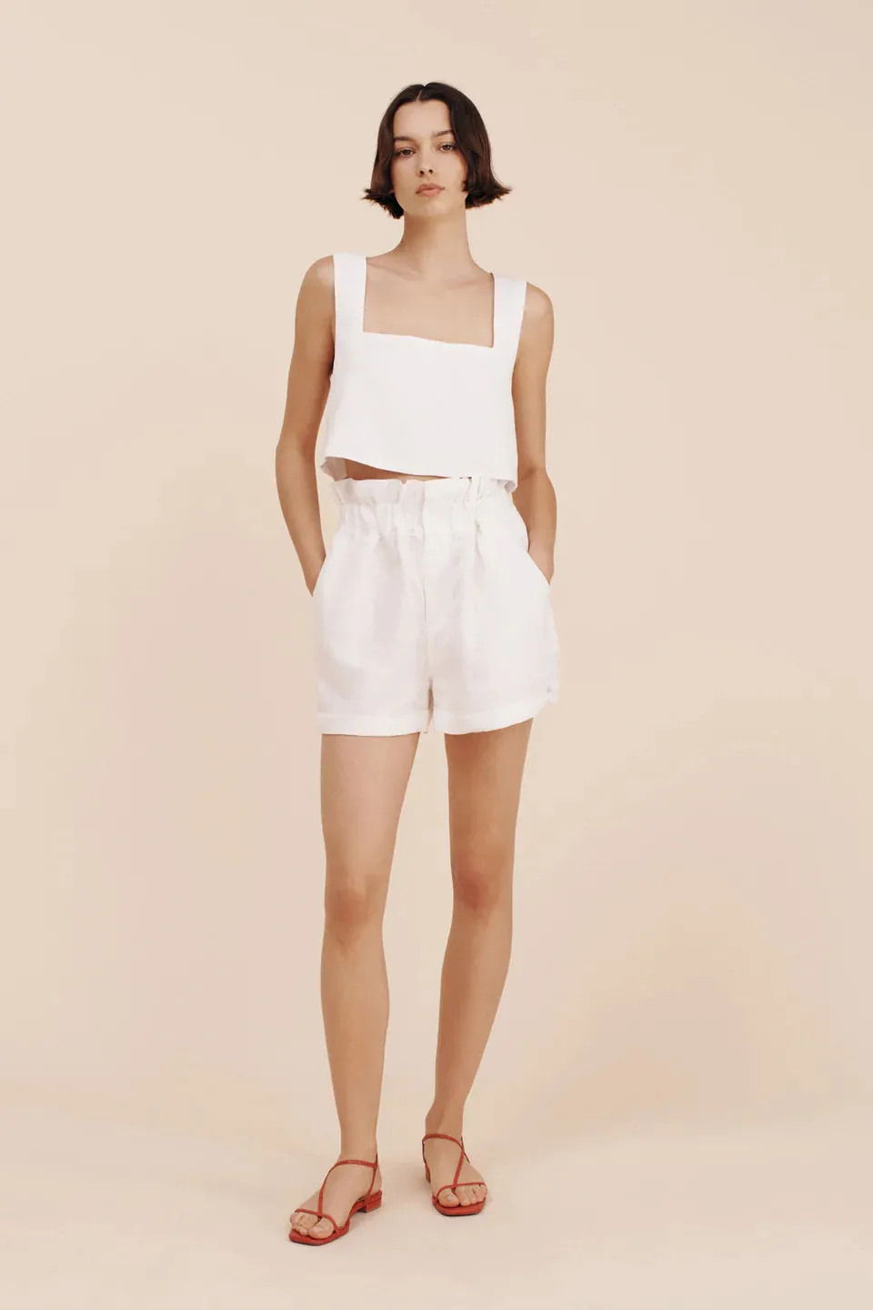 Posse Ducky Short in Ivory