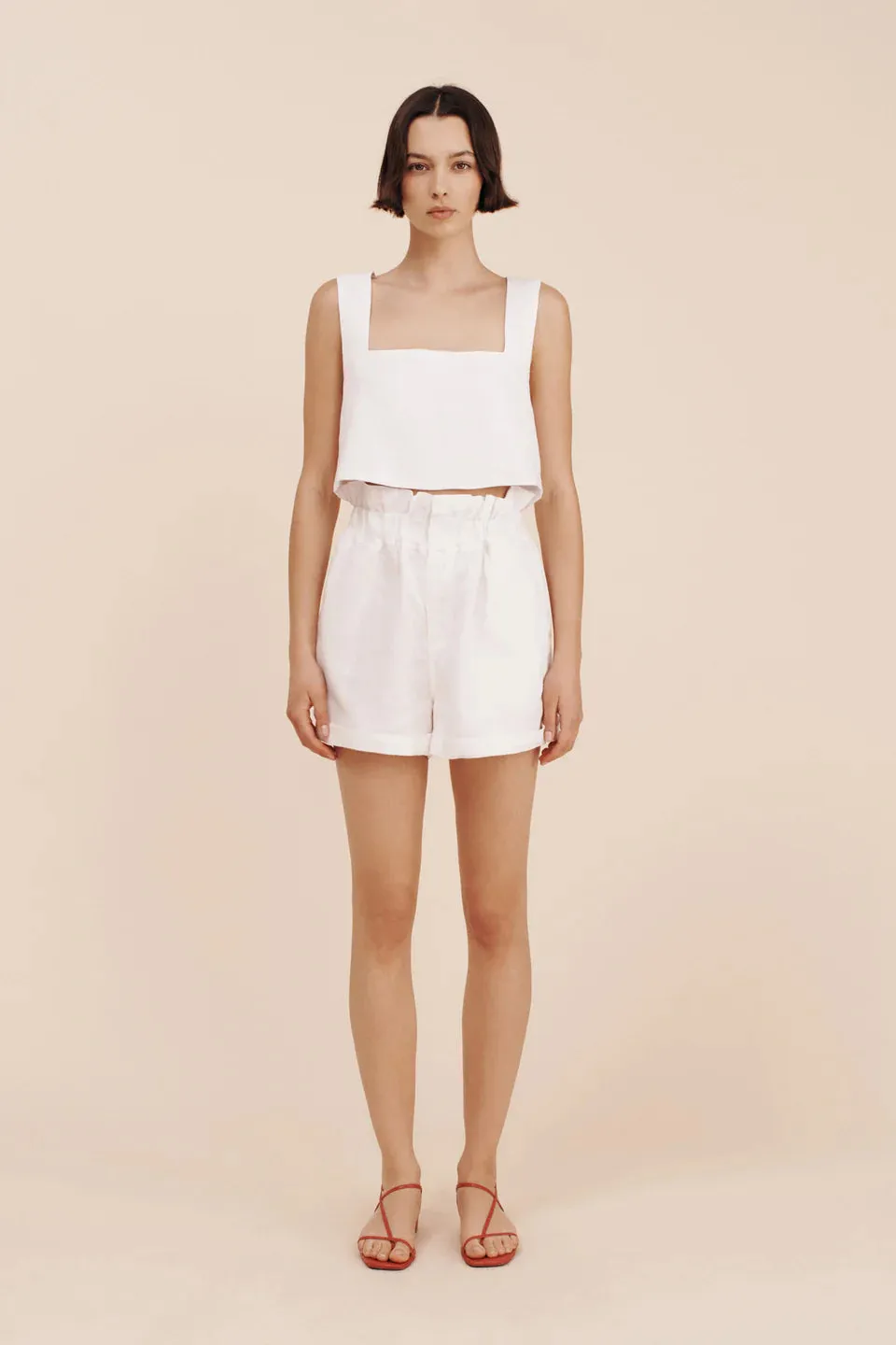 Posse Ducky Short in Ivory