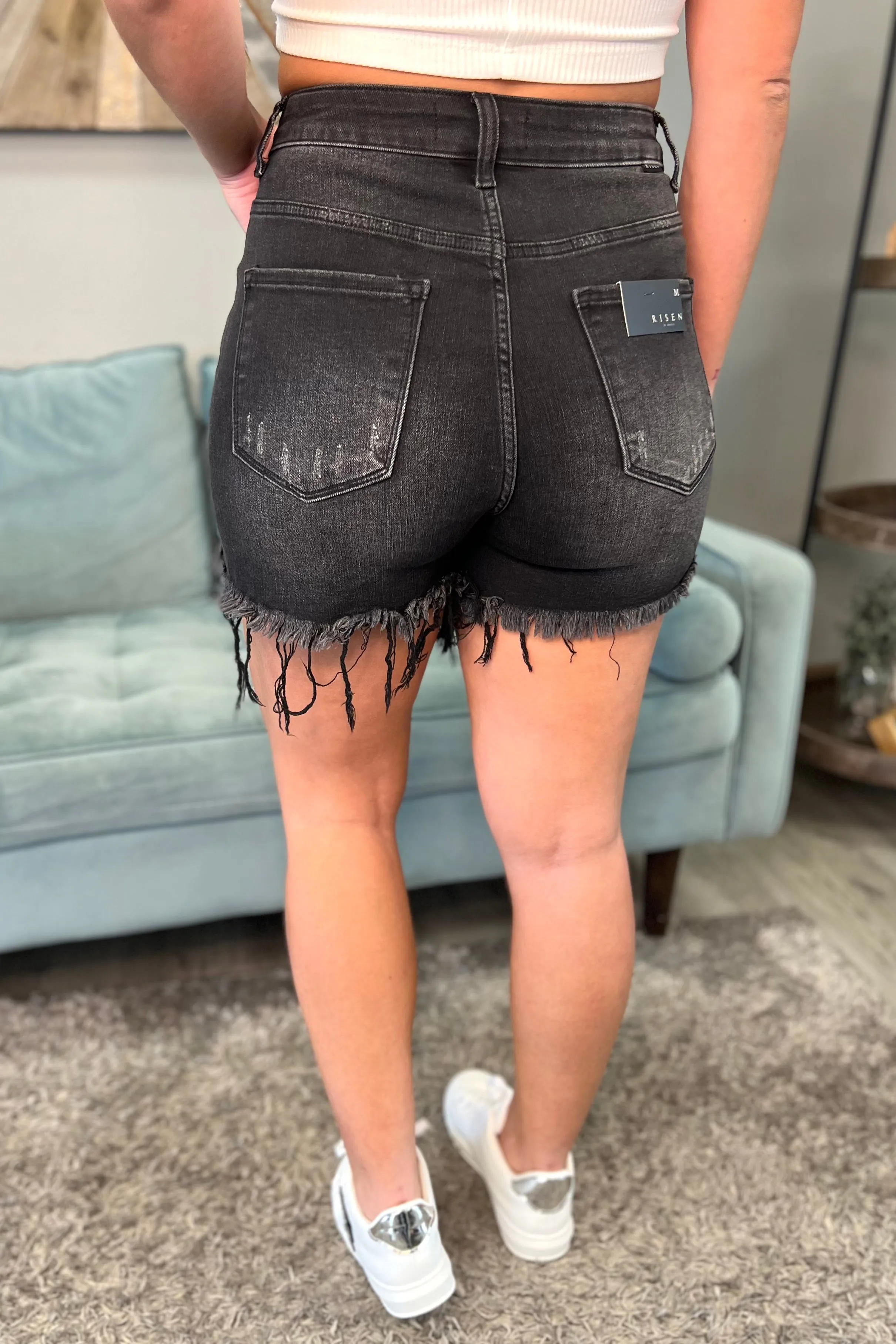 Risen Crossover Black Shorts