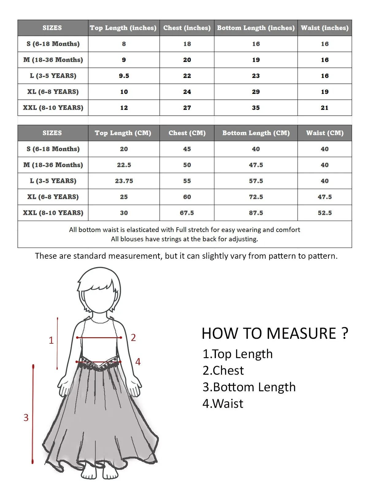 Rose Petals Striped Pleated Lehenga Choli for Girls