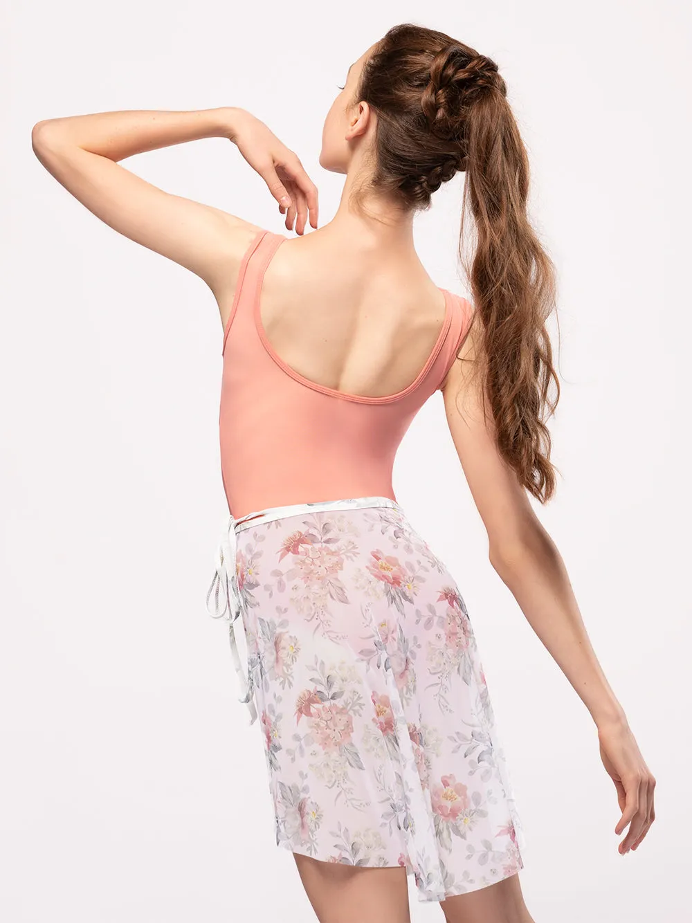 Vienna Mid High-Low Wrap Skirt