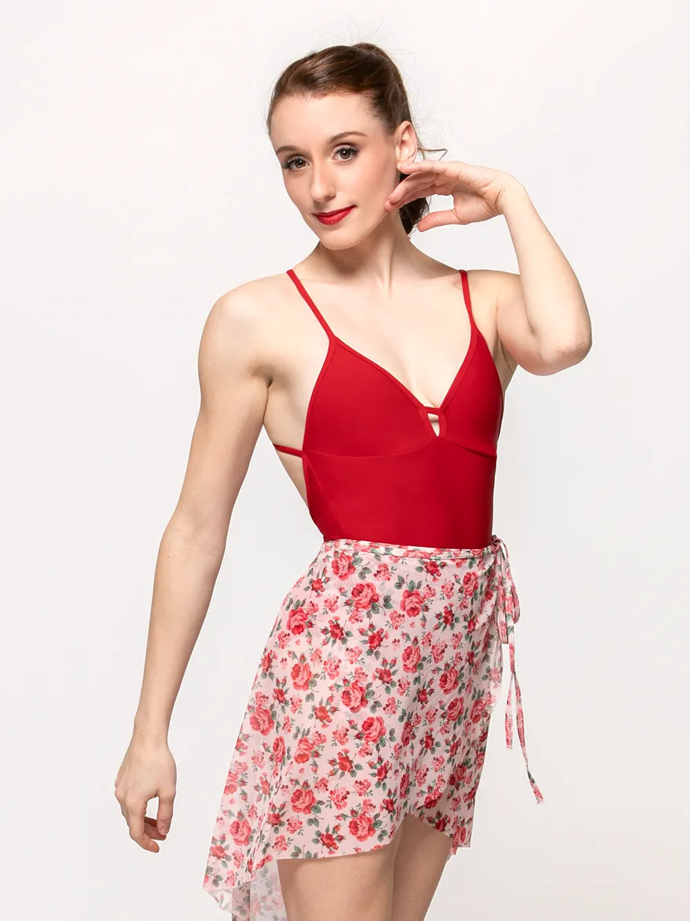 Vienna Mid High-Low Wrap Skirt