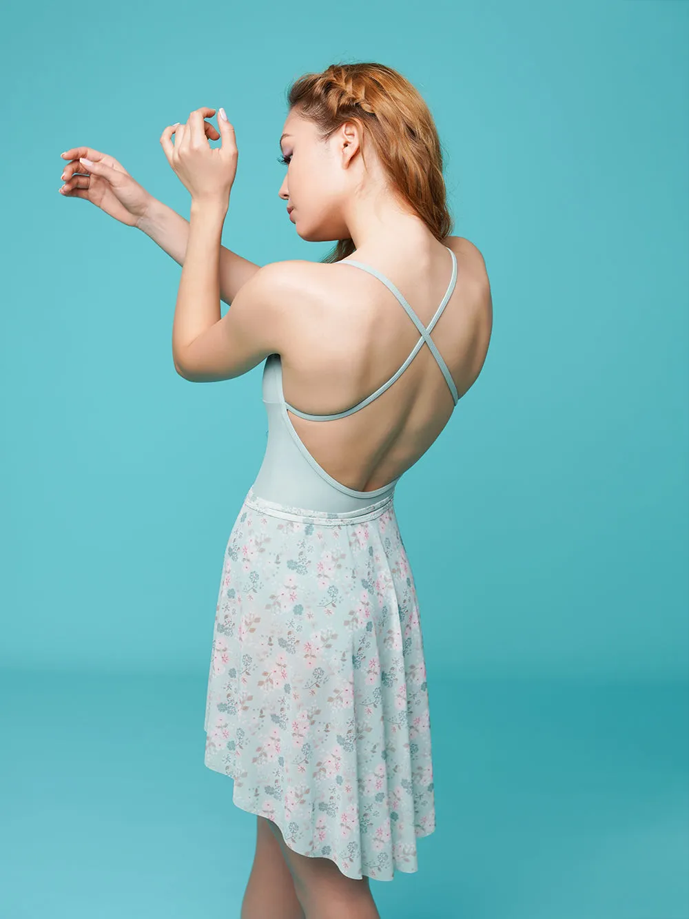 Vienna Mid High-Low Wrap Skirt