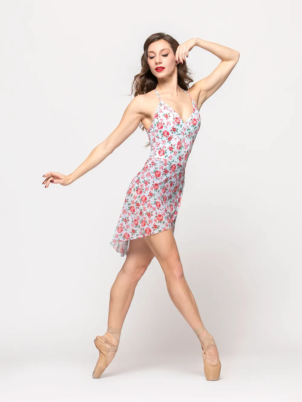 Vienna Mid High-Low Wrap Skirt