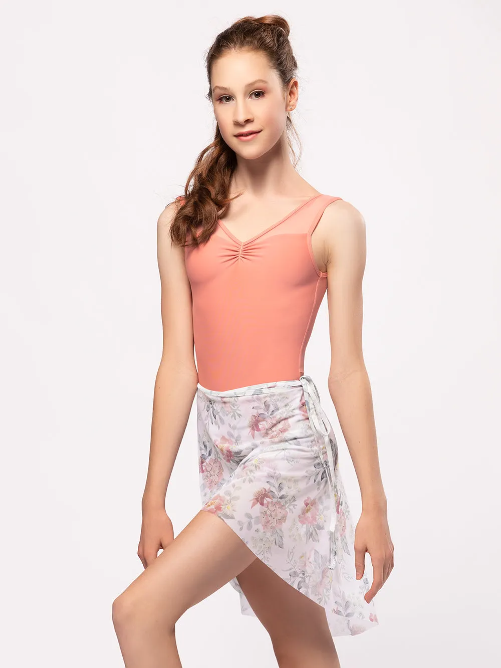 Vienna Mid High-Low Wrap Skirt
