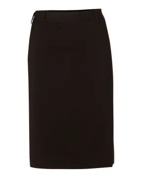 Women's Poly/Viscose Stretch Mid Length Lined Pencil Skirt - M9471