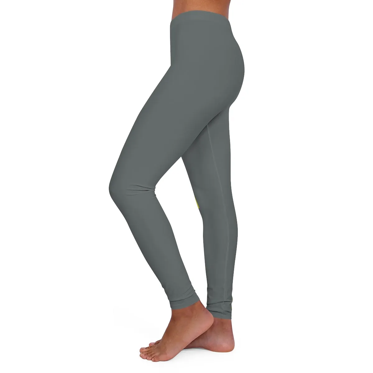 Women's Spandex Leggings ( My body my rules ) GREY